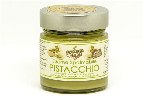 Crema Spalmabile Al Pistacchio 35 Senza Zucchero E Latte