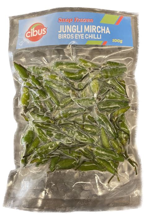 Cibus Snap Frozen Birds Eye Chilli G X Packs Cibus Foods