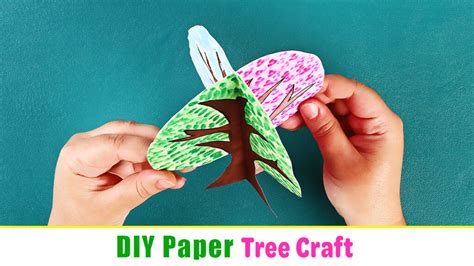 Diy Paper Tree Four Seasons Craft Happy Toddler Playtime