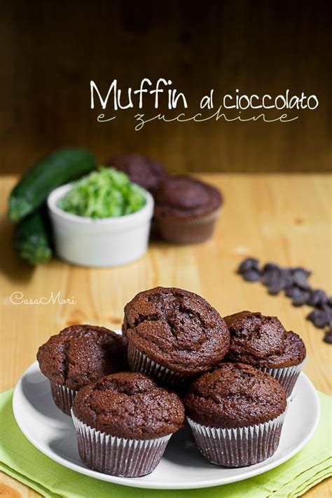 Muffin Al Cioccolato Fondente E Zucchine Gratuggiate