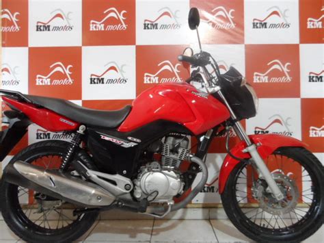 Honda Fan Esdi Vermelha Km Motos Sua Loja De Motos Seminovas