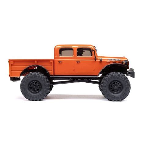 Axial Scx24 Dodge Power Wagon 124 4wd Rock Crawler Brushed Rtr Laranja