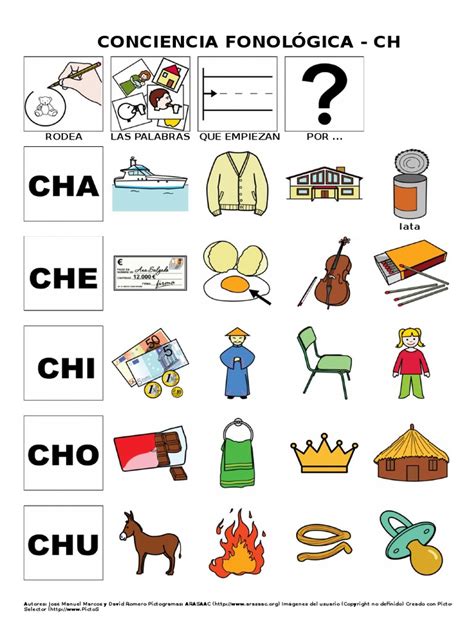 05 Conciencia Fonologica Cha Che Chi Cho Chu