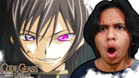 This Guy Is So Overpowered🔥 Code Geass Episode 1 Reaction Youtube