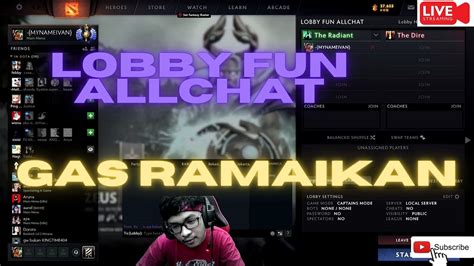 Lobby Allchat Fun Gas Ramaikan Guys Part Youtube