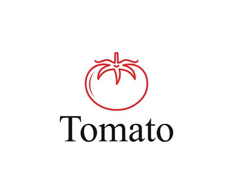 Tomato Logo Design Vector 10072525 Vector Art At Vecteezy