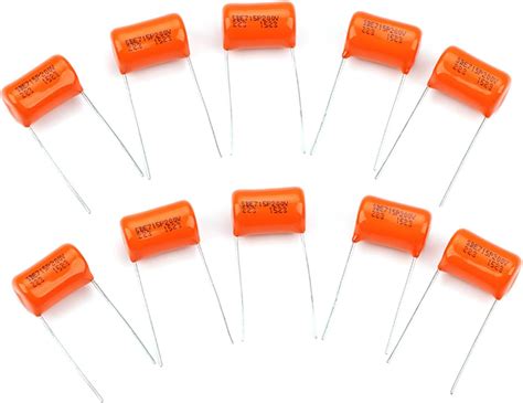 Kodbww Pcs V P Uf Orange Drop Capacitors Tone Caps Guitar