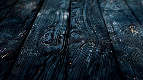 Premium Photo Charred Elegance High Resolution Closeup Of Burnt Wood Flooring With Unique