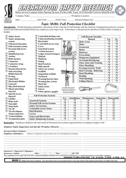 95 Free Osha Safety Meeting Forms Page 4 Free To Edit Download