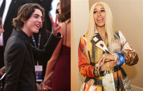 Watch Timothée Chalamet rap Cardi B's 'Bartier Cardi'