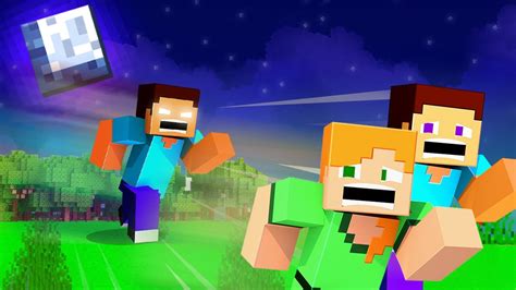 Herobrine Attacks Minecraft Animation Alex And Steve Life Youtube