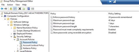 How To Configure A Domain Password Policy Active Directory Pro