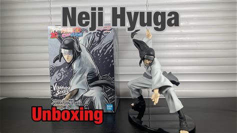 Naruto Shippuden Vibration Stars Neji Hyuga Figure Unboxing Bandai