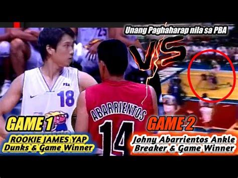 JOHNY ABARRIENTOS Welcome Rookie JAMES YAP W A Nasty ANKLE BREAKER