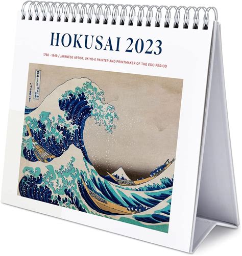 Grupo Erik Calendario Escritorio Deluxe Japanese Art Hokusay