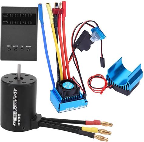 VGEBY Rc Motor Esc Kombination 3650 3900 Kv Motor Bürstenloser Esc