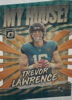 Trevor Lawrence 2021 Optic MH 1 My House Gold Vinyl 1 Price Guide