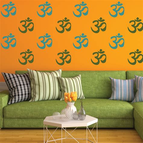 Hindu Symbol Wall Sticker Creative Multi Pack Wall Decal Art