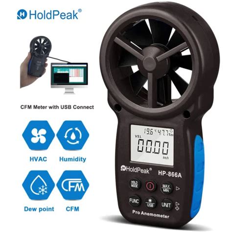 Harga Mobile App Android IOS HoldPeak HP 866B APP Anemometer Terbaik