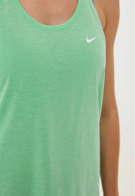 Майка спортивная Nike W NK DRY ESS ELASTIKA TANK цвет бирюзовый