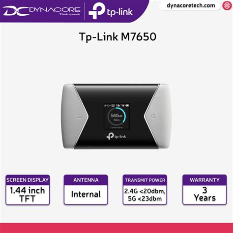 TP Link M7650 4G LTE Cat11 Mobile WiFi Hotspot Lazada Singapore