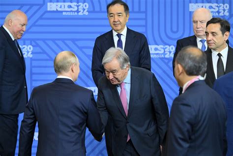 Guterres Da Putin Per Vertice Brics Un Errore Per Tajani Invece In