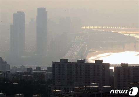 환경부 8개 시도 고농도 초미세먼지 대응 이행현황 점검 네이트 뉴스