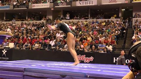 Kyla Ross Vault 2015 Pandg Championships Sr Women Day 2 Youtube