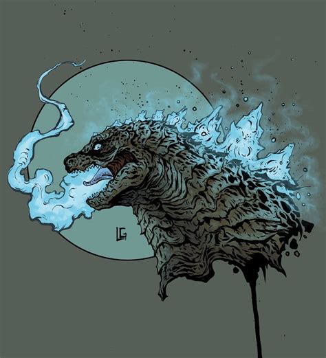 Godzilla 2014 Ink And Digital King Kong Kong Godzilla Godzilla 2014