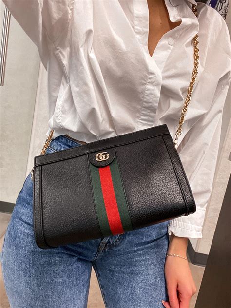 Gucci Ophidia Small Leather Women S Shoulder Bag ‎503877 Dj2dg 1060 At 1stdibs Gucci Ophidia