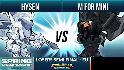 Hysen Vs M For Mini Losers Semi Final Spring Championship Eu