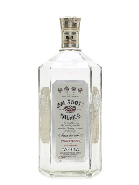 Smirnoff Silver Private Reserve Vodka Lot 16383 Whiskyauction