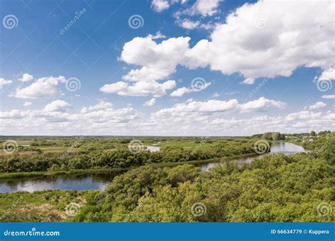 Berezina River stock image. Image of idyllic, land, outdoors - 66634779