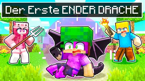 Der Erste Ender Drache In Minecraft Youtube