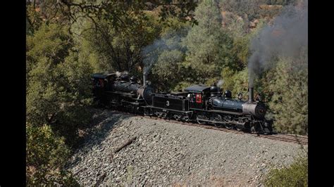 Sierra Railway 3 And 28 Doubleheader At Railtown 1897 9819 Youtube