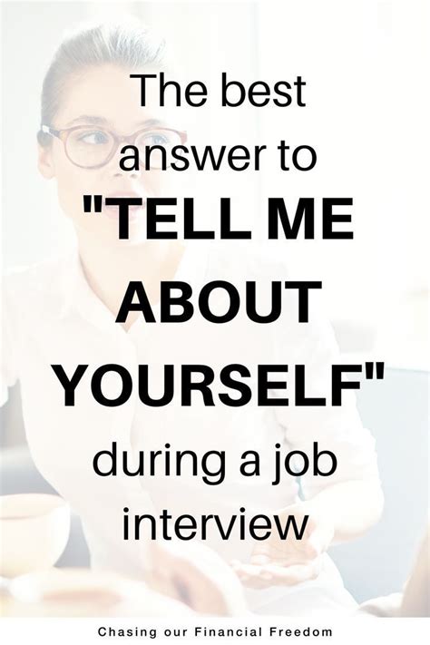 Tell Me About Yourself Best Answer In 2020 Job Interview Answers