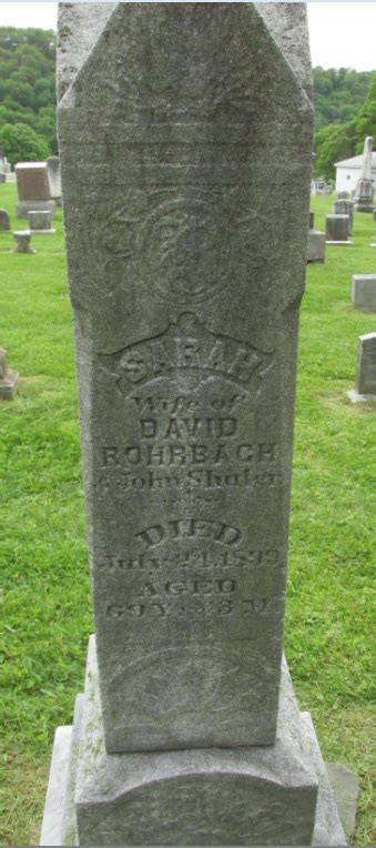 Sarah Shuman Rohrbach Find A Grave Memorial