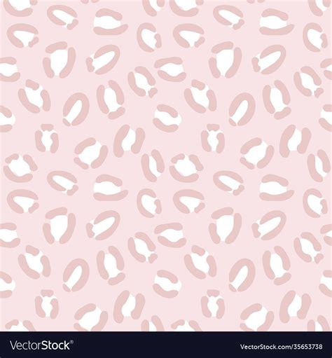 Pink Pastel Cheetah Background Animal Print Vector Image