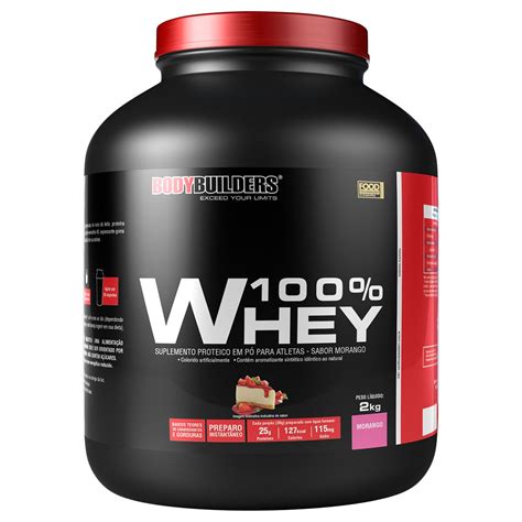 100 Whey Protein 2 Kg Bodybuilders Netshoes