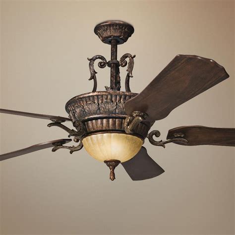 60 Kimberley Berkshire Bronze Ceiling Fan F7978 Lamps Plus