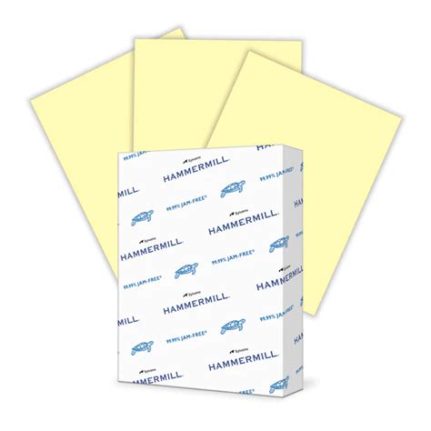 Hammermill® Springhill® Color Paper Canary 24 Lb 8 5x11 In 500 Sheets