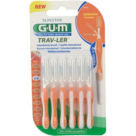 Gum Cepillo Interdental Trav Ler Cilindrico Ultrafino Mm Unidades