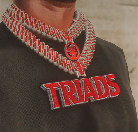 Triads Chain Male Female FiveM SinglePlayer GTA 5 Mod