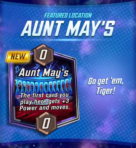 Marvel Snaps Featured Location This Week Is Aunt Mays Decks To Play