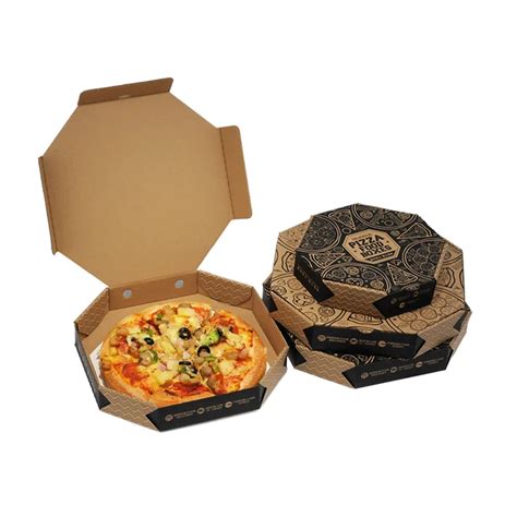 Custom Pizza Box Reusable 33 35 Cm 7912 Inch Corrugated Paper Pizza