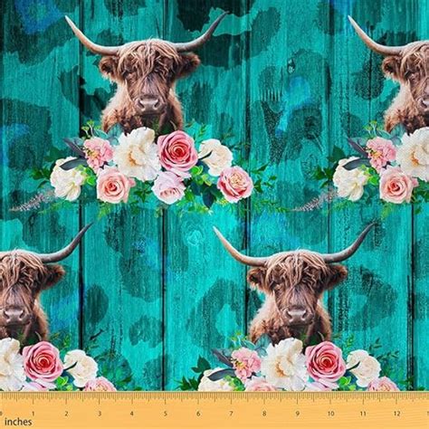 I Tested The Durability And Charm Of Highland Cow Fabric By The Yard