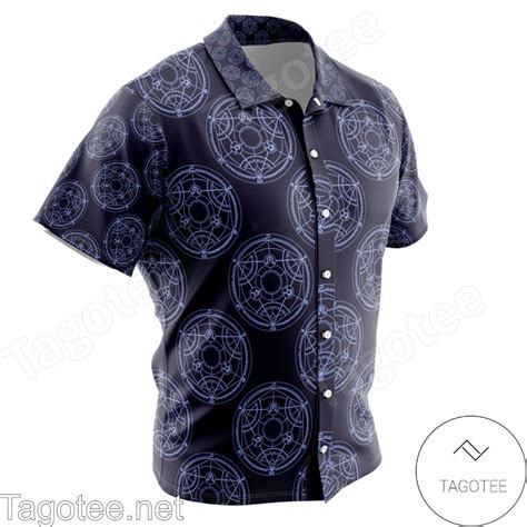 Transmutation Circle Full Metal Alchemist Hawaiian Shirt Tagotee