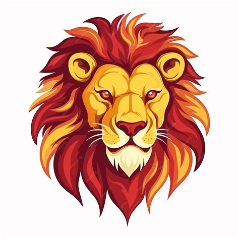 Rosto De Leao Desenho - Ilustração de rosto de leão de desenho animado desenhado à mão cabeça ...