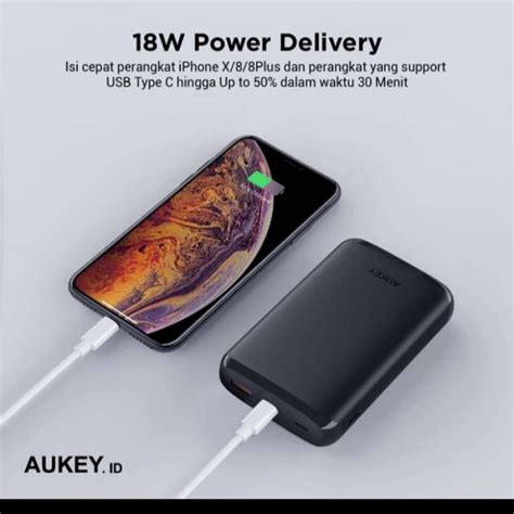 Jual Aukey Powerbank Mah Output Usb C Pb Y Di Seller