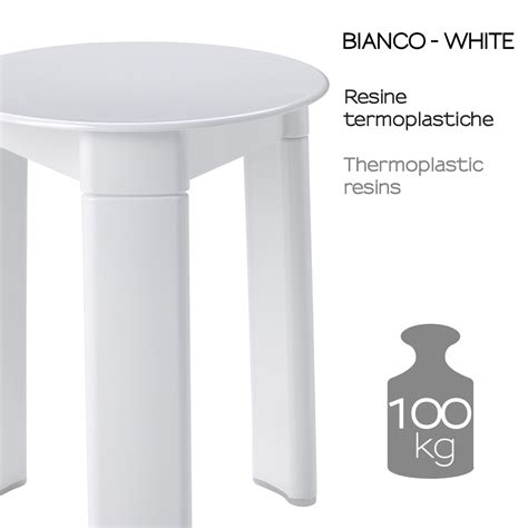 Comprar Accesorios Para Ba O Gedy Taburete Trio Blanco